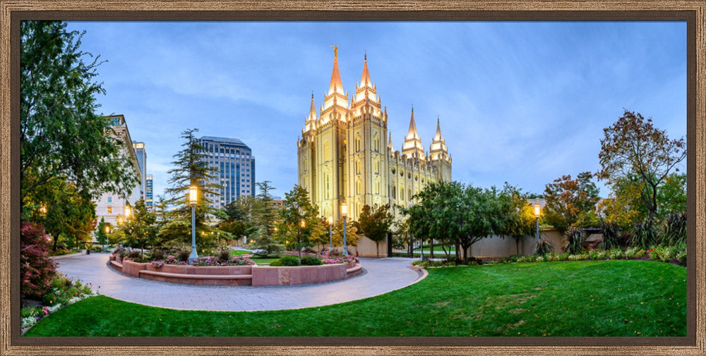 Salt Lake Temple - Summer Evening
