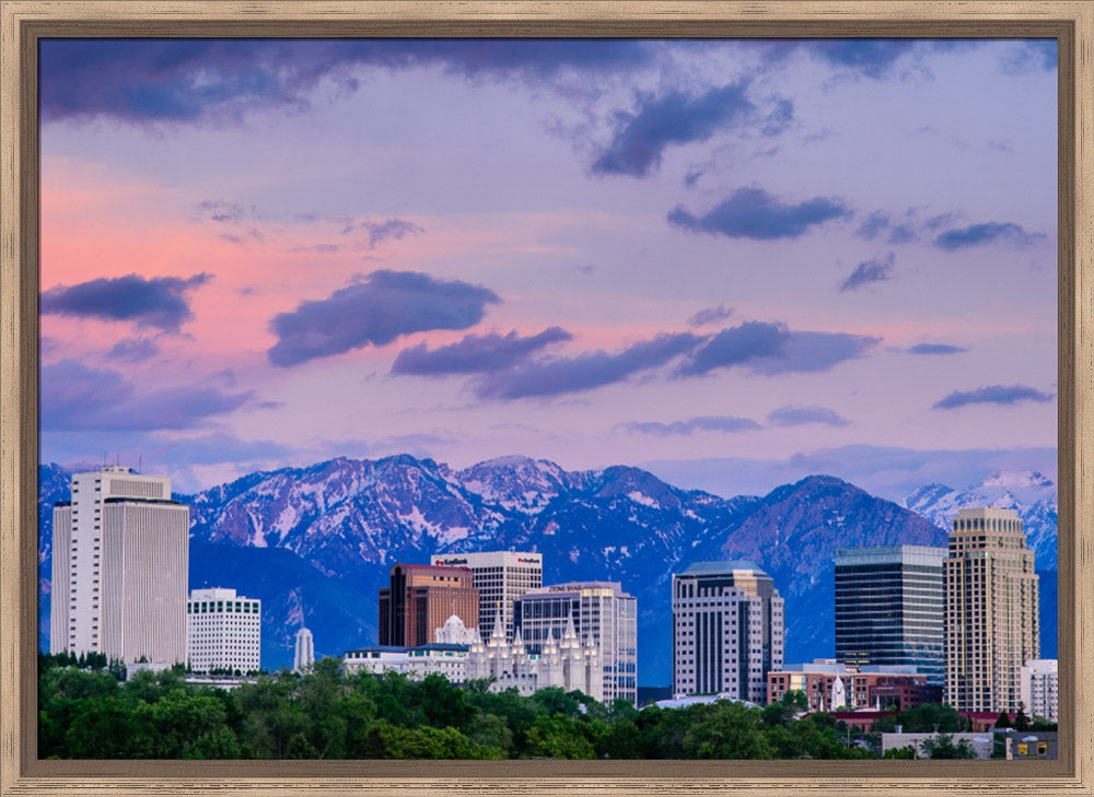Salt Lake Temple - Skyline