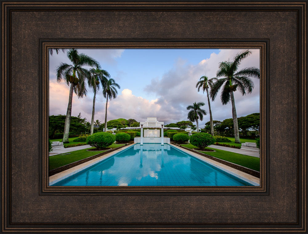 Laie Temple - Blue Reflection