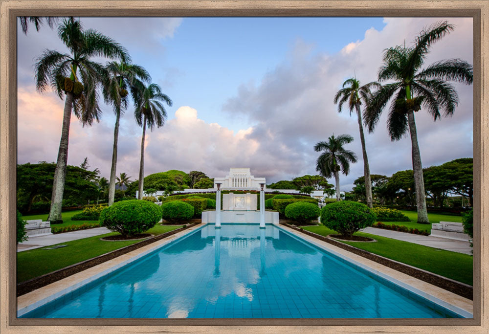 Laie Temple - Blue Reflection