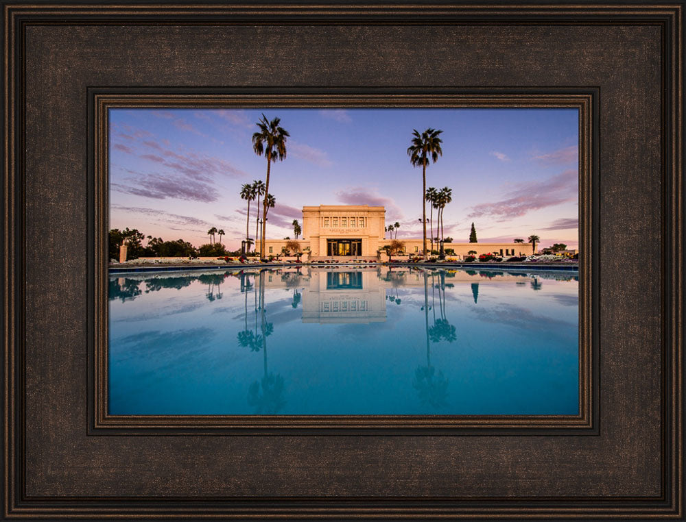 Mesa Temple - Sunset Reflection