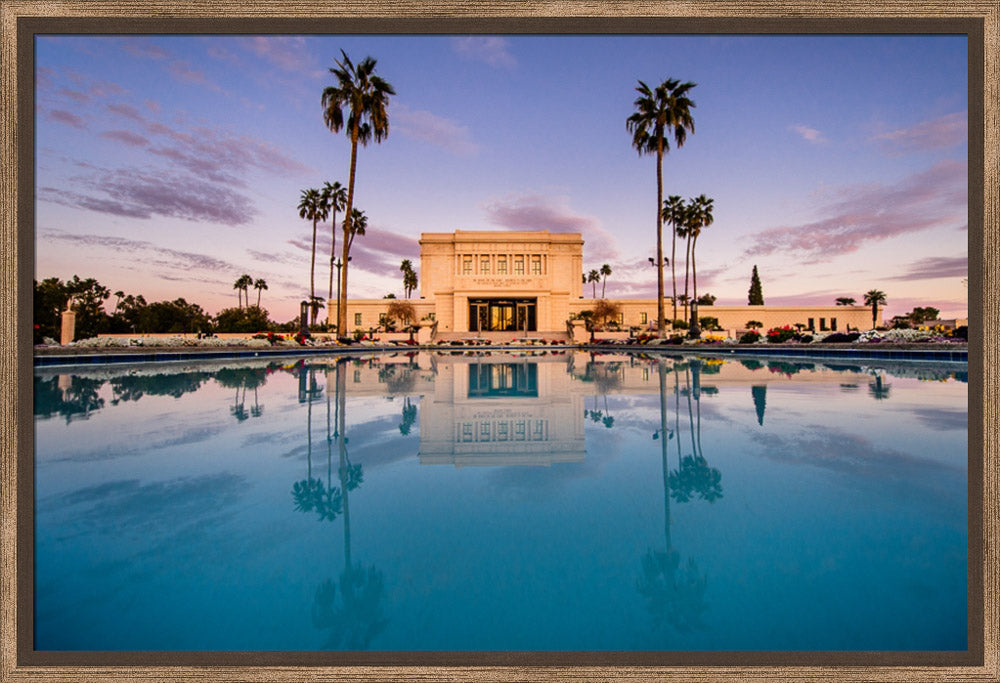 Mesa Temple - Sunset Reflection