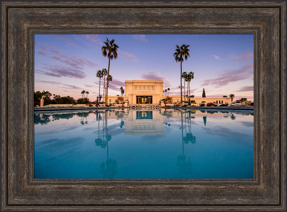 Mesa Temple - Sunset Reflection