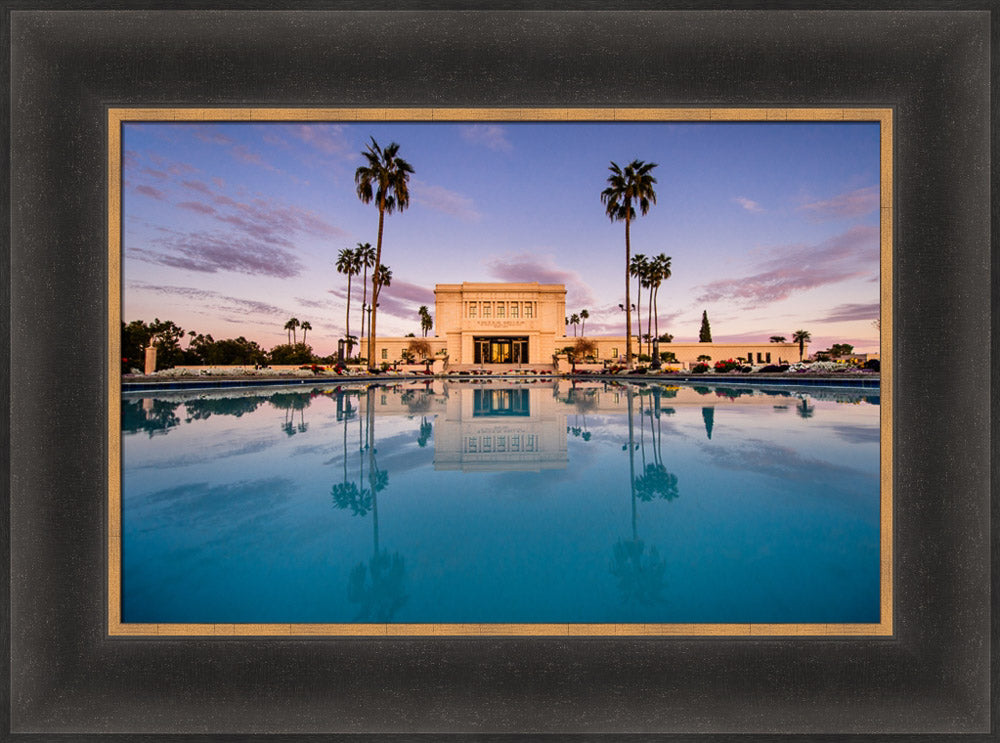 Mesa Temple - Sunset Reflection