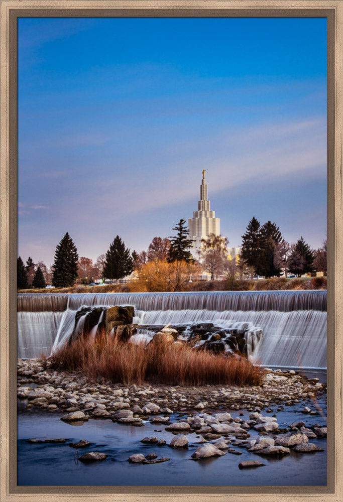 Idaho Falls Temple - From the Falls