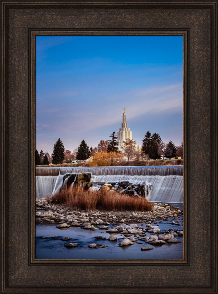 Idaho Falls Temple - From the Falls