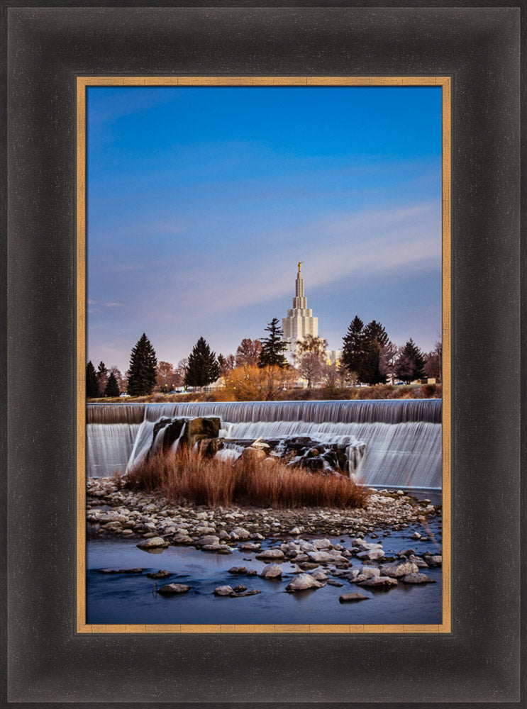 Idaho Falls Temple - From the Falls