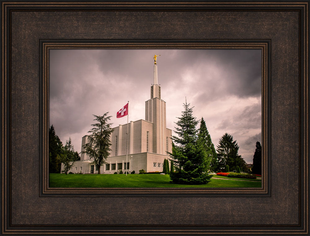 Bern Switzerland Temple - Stormy Flag