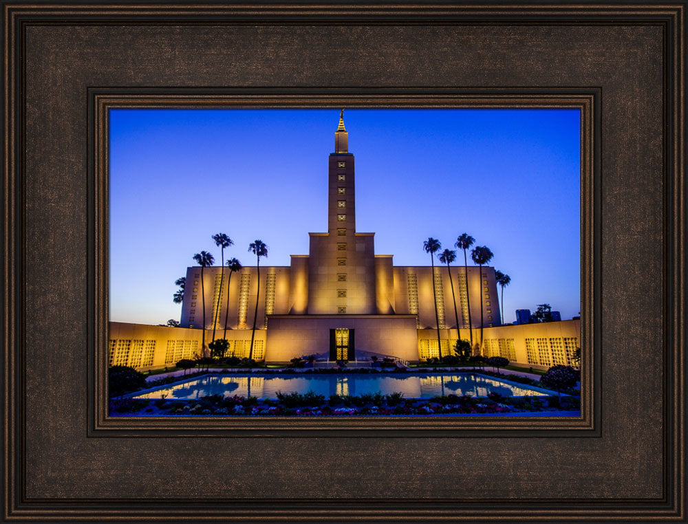 Los Angeles Temple - Evening Reflection