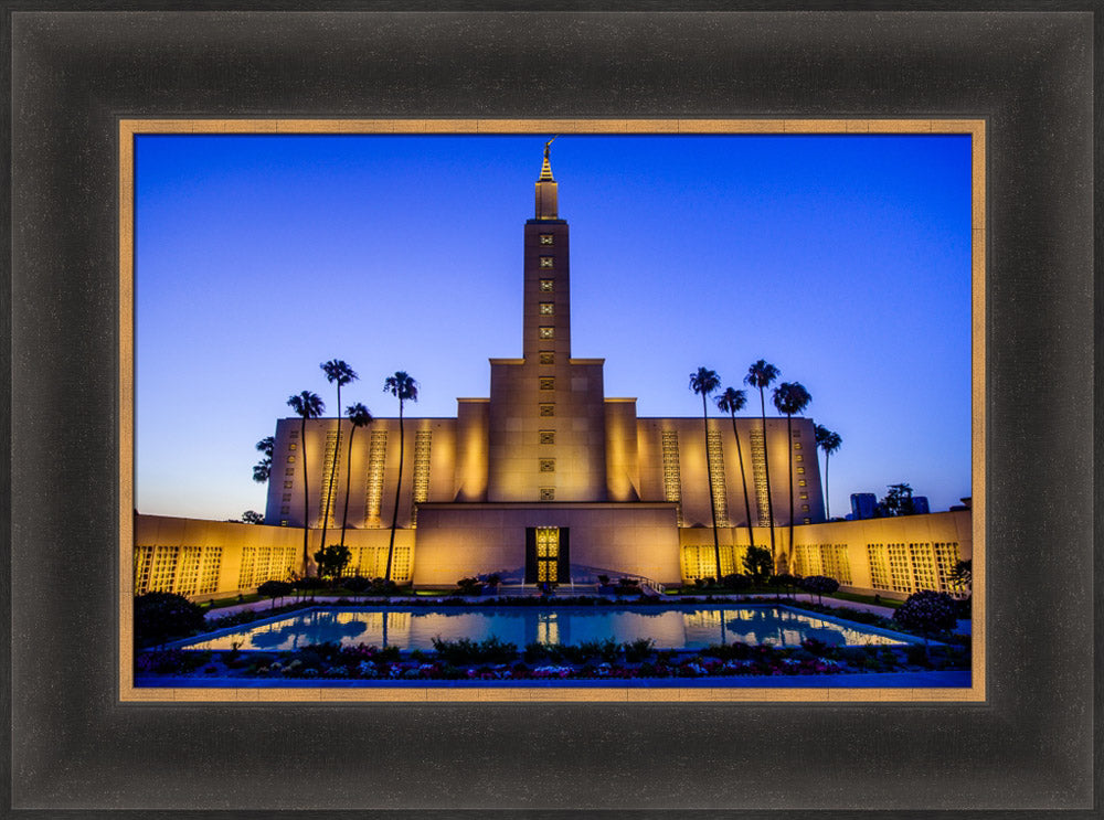 Los Angeles Temple - Evening Reflection