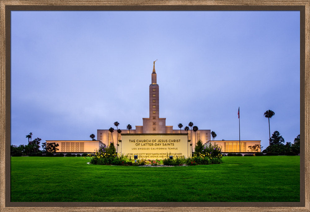 Los Angeles Temple - Sign