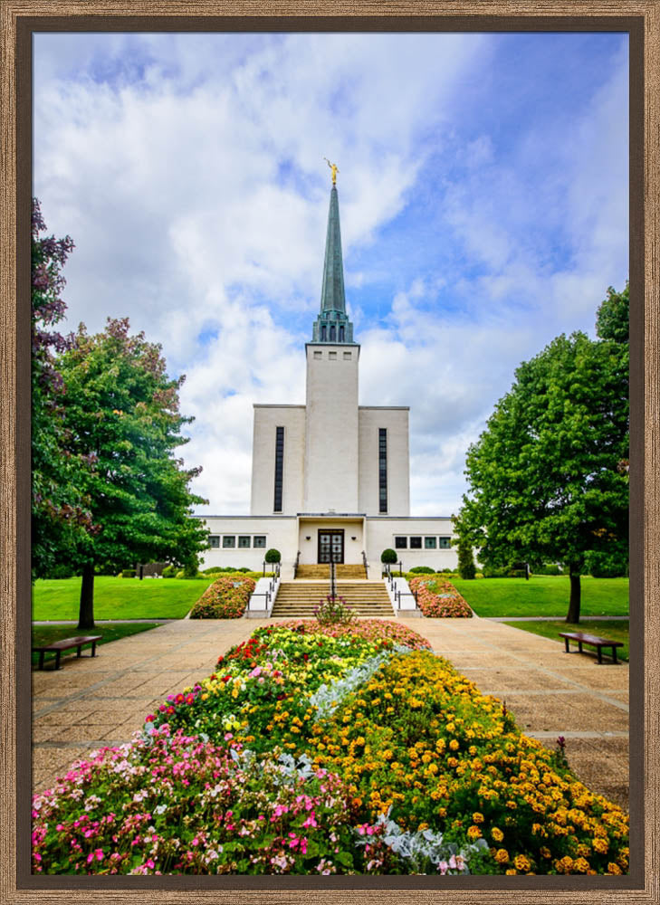 London Temple - Flower Entrance