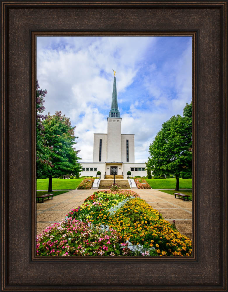 London Temple - Flower Entrance