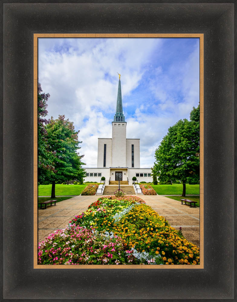London Temple - Flower Entrance