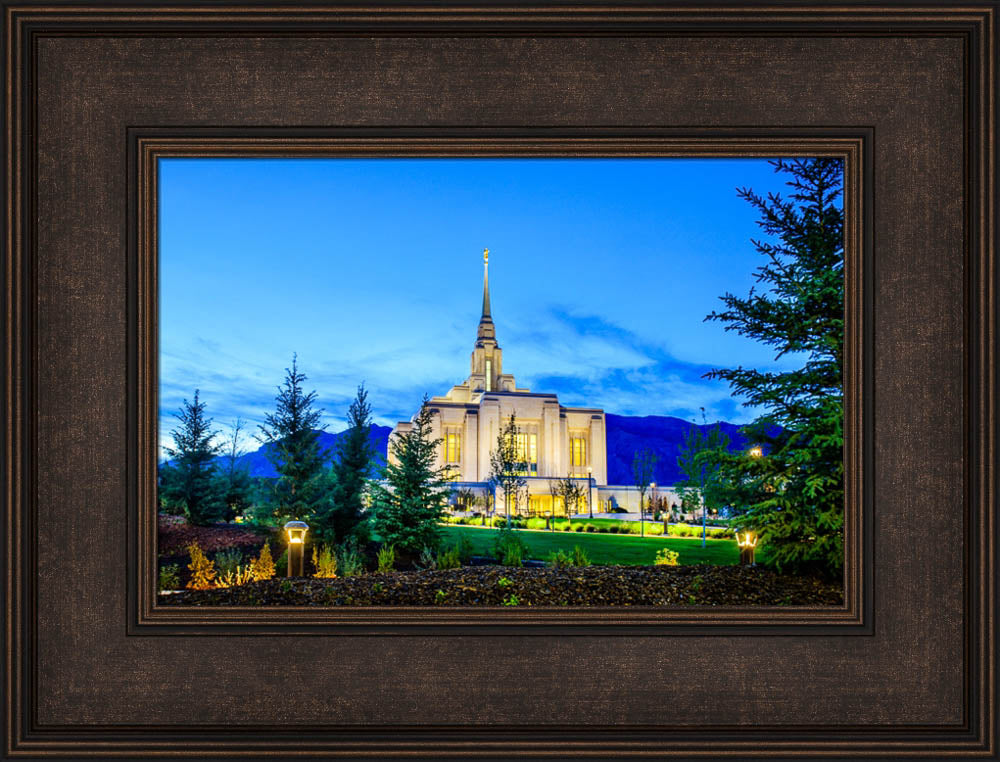 Ogden Temple - Twilight Through the Trees