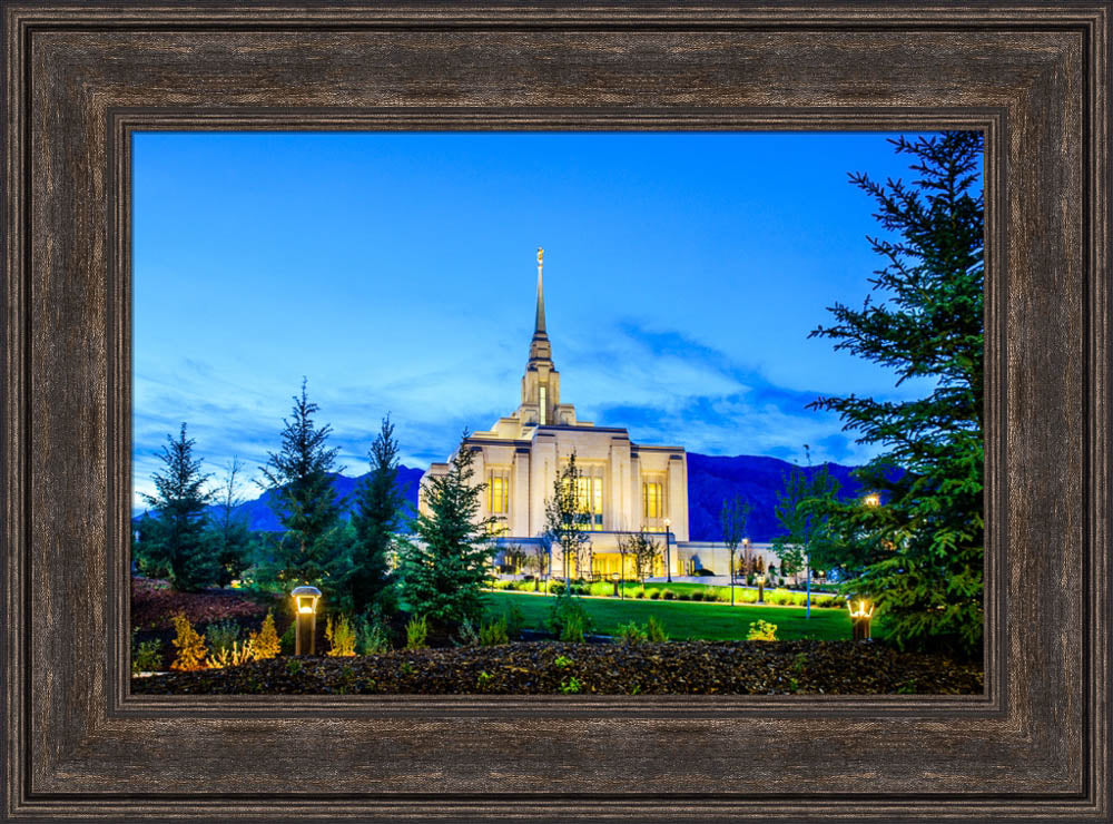 Ogden Temple - Twilight Through the Trees