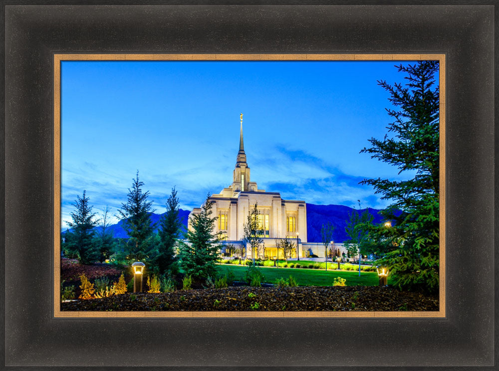 Ogden Temple - Twilight Through the Trees
