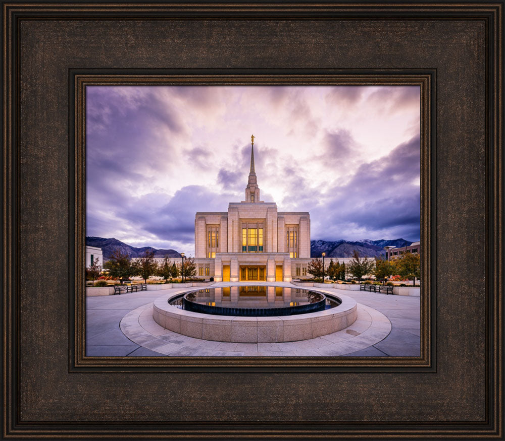 Ogden Temple - Morning Reflection