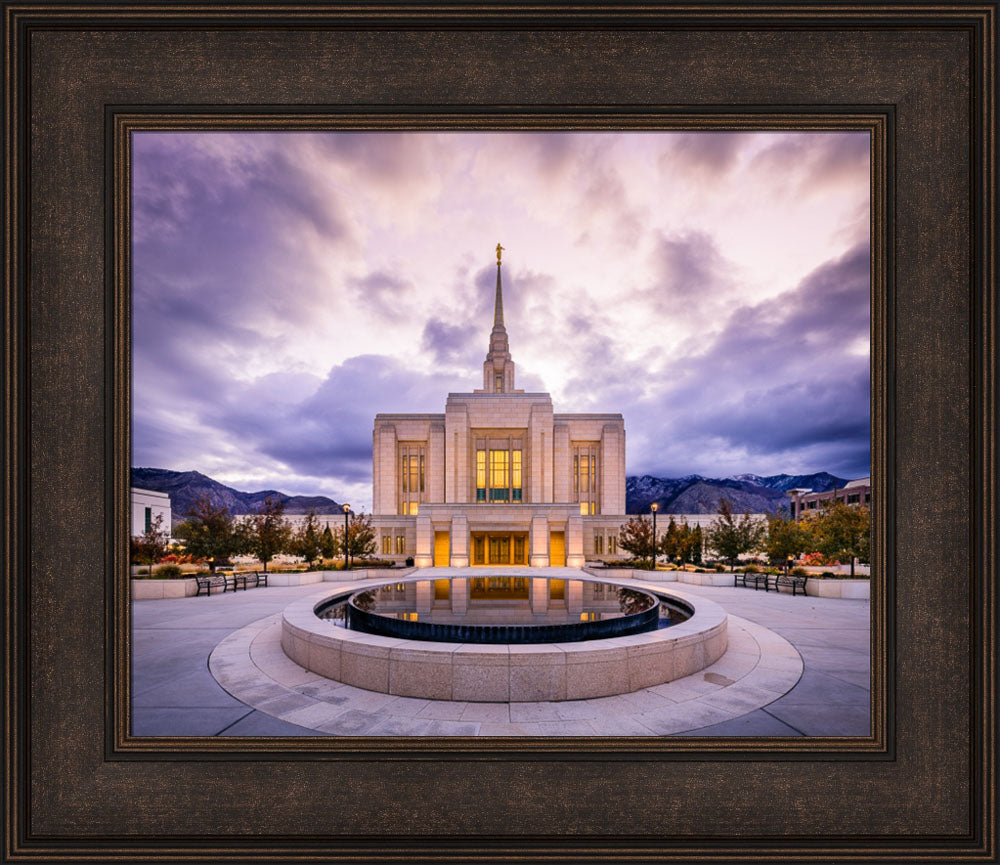Ogden Temple - Morning Reflection