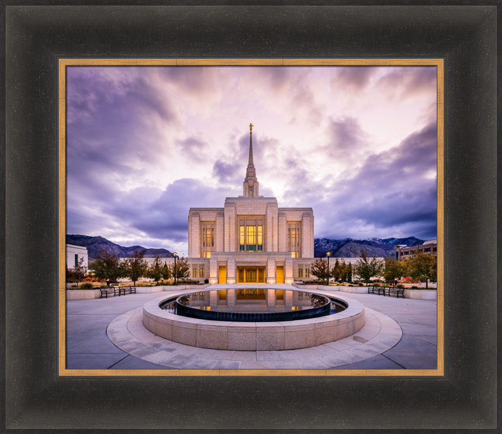 Ogden Temple - Morning Reflection