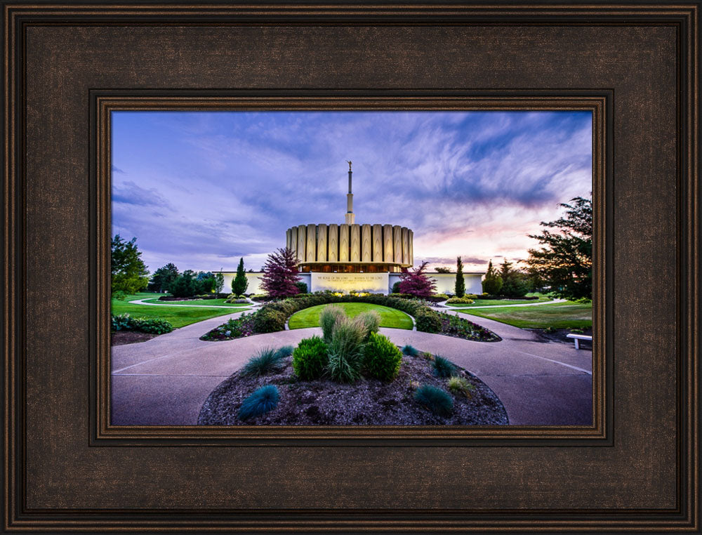 Provo Temple - Purple Twilight