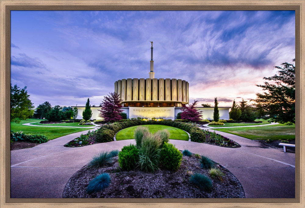 Provo Temple - Purple Twilight