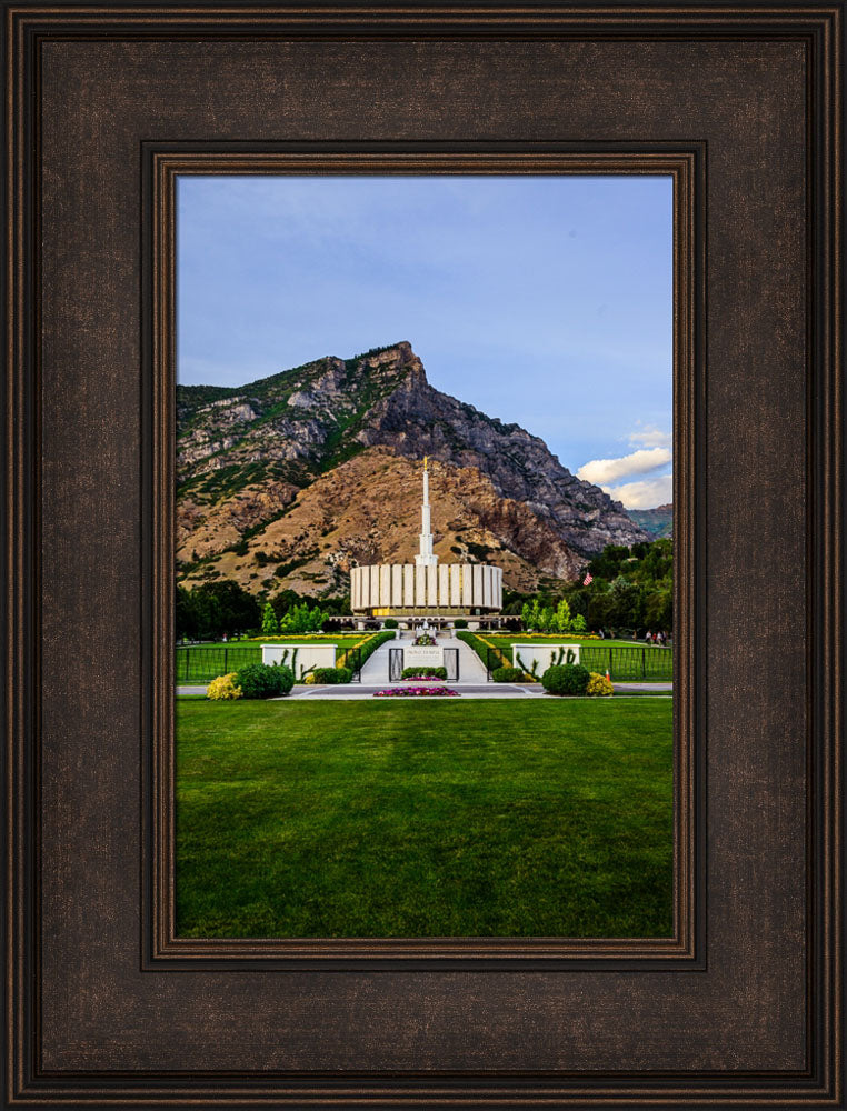 Provo Temple - Mountains