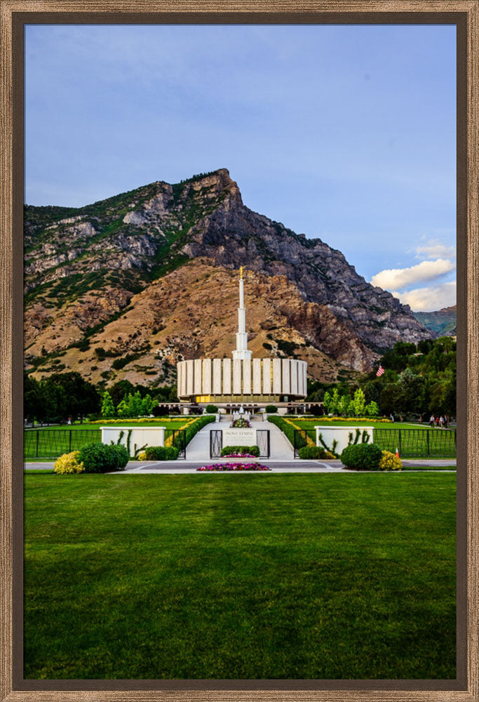 Provo Temple - Mountains