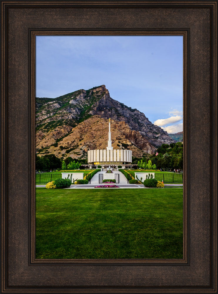 Provo Temple - Mountains