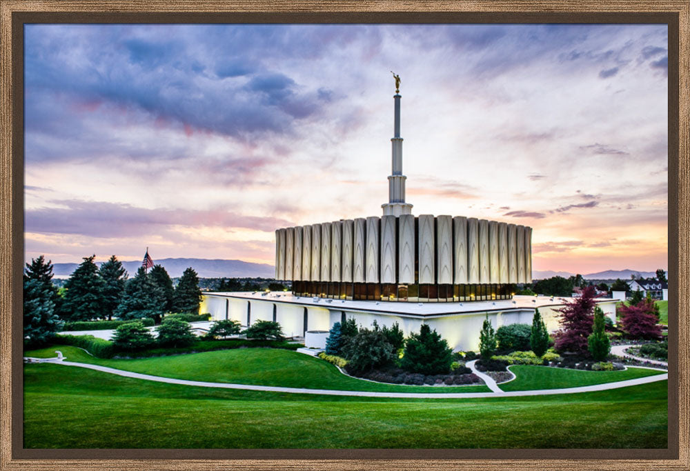 Provo Temple - Sunset