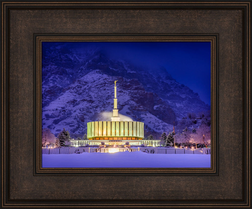 Provo Temple - Winter Morning