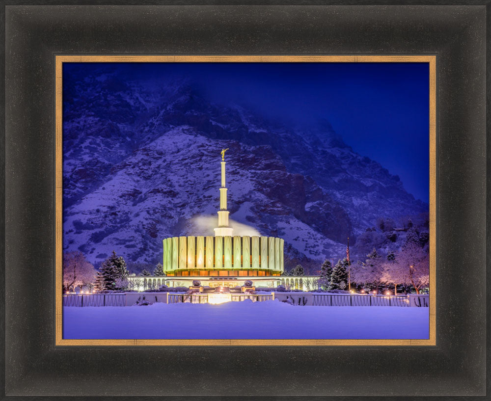 Provo Temple - Winter Morning