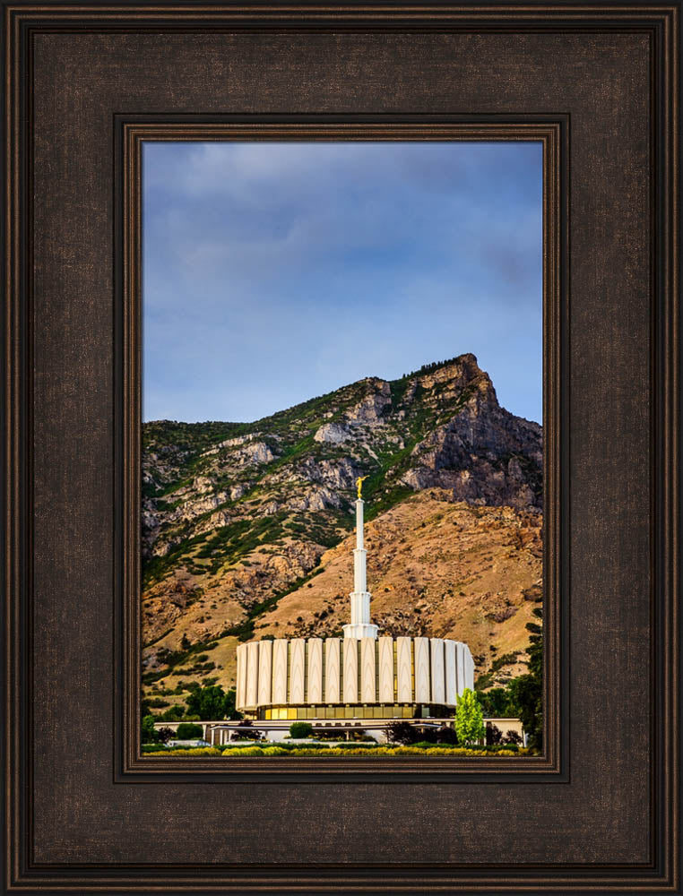 Provo Temple - Vertical Mountains