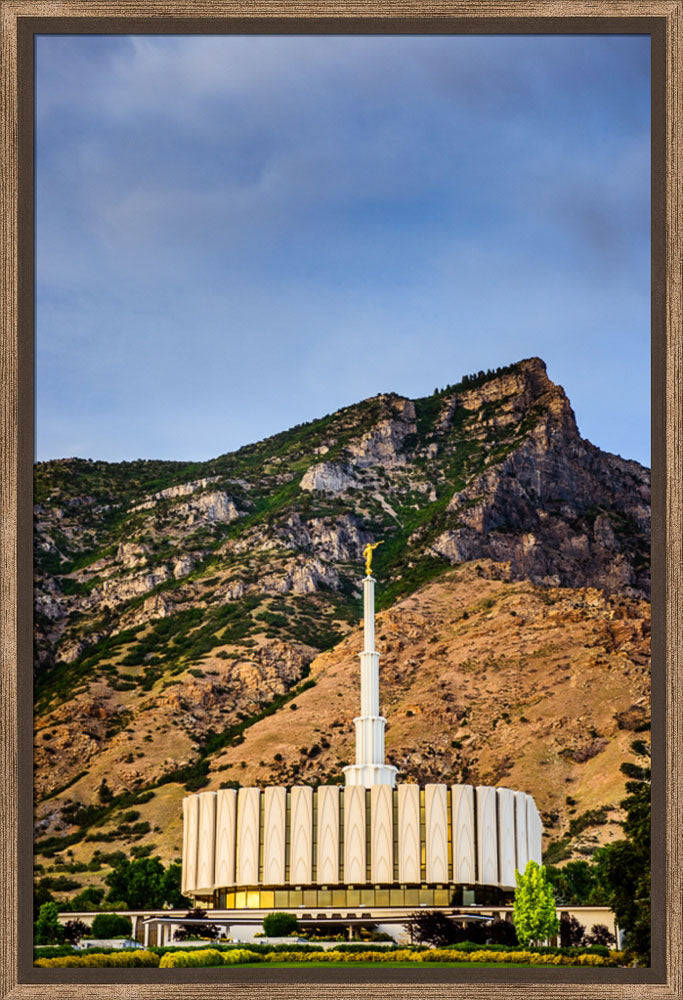 Provo Temple - Vertical Mountains