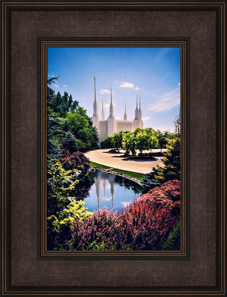 Washington DC Temple - Daytime Reflection