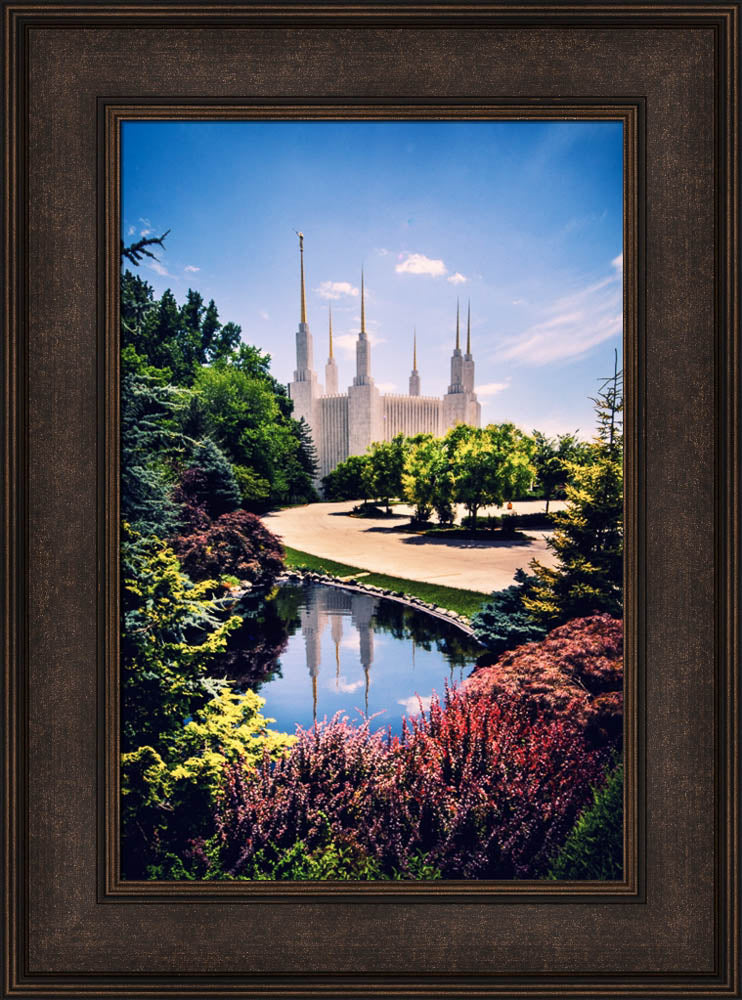 Washington DC Temple - Daytime Reflection