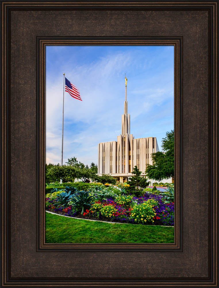 Seattle Temple - Flag