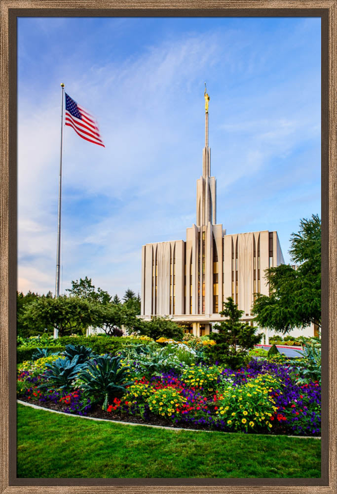 Seattle Temple - Flag