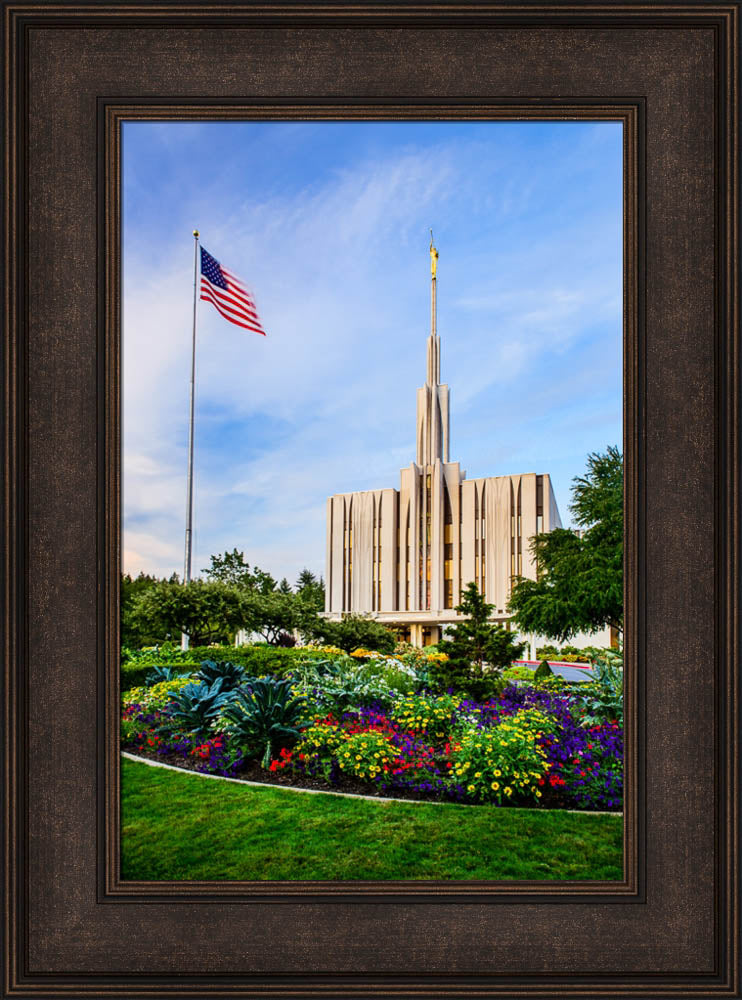 Seattle Temple - Flag