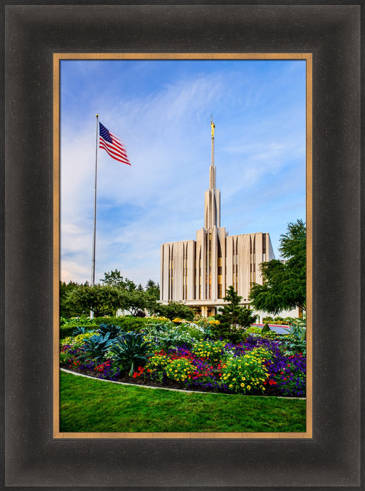 Seattle Temple - Flag