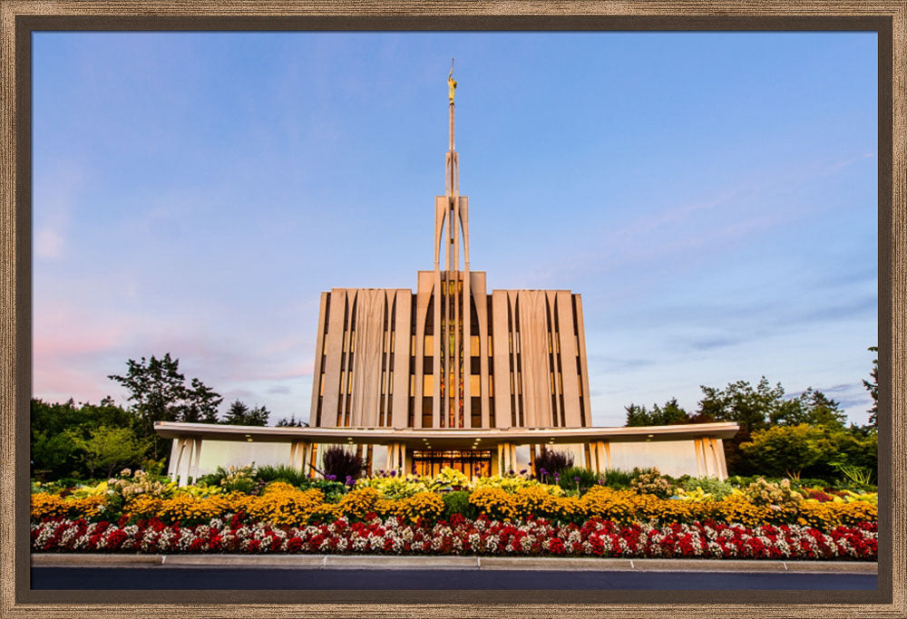 Seattle Temple - Flower Garden