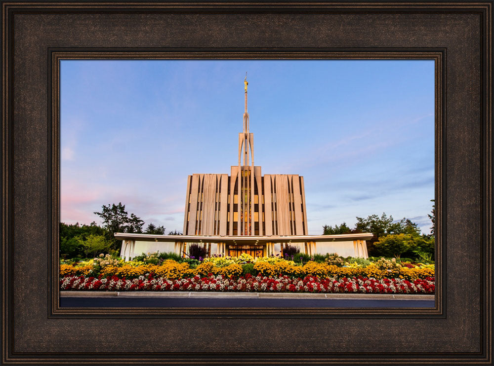 Seattle Temple - Flower Garden