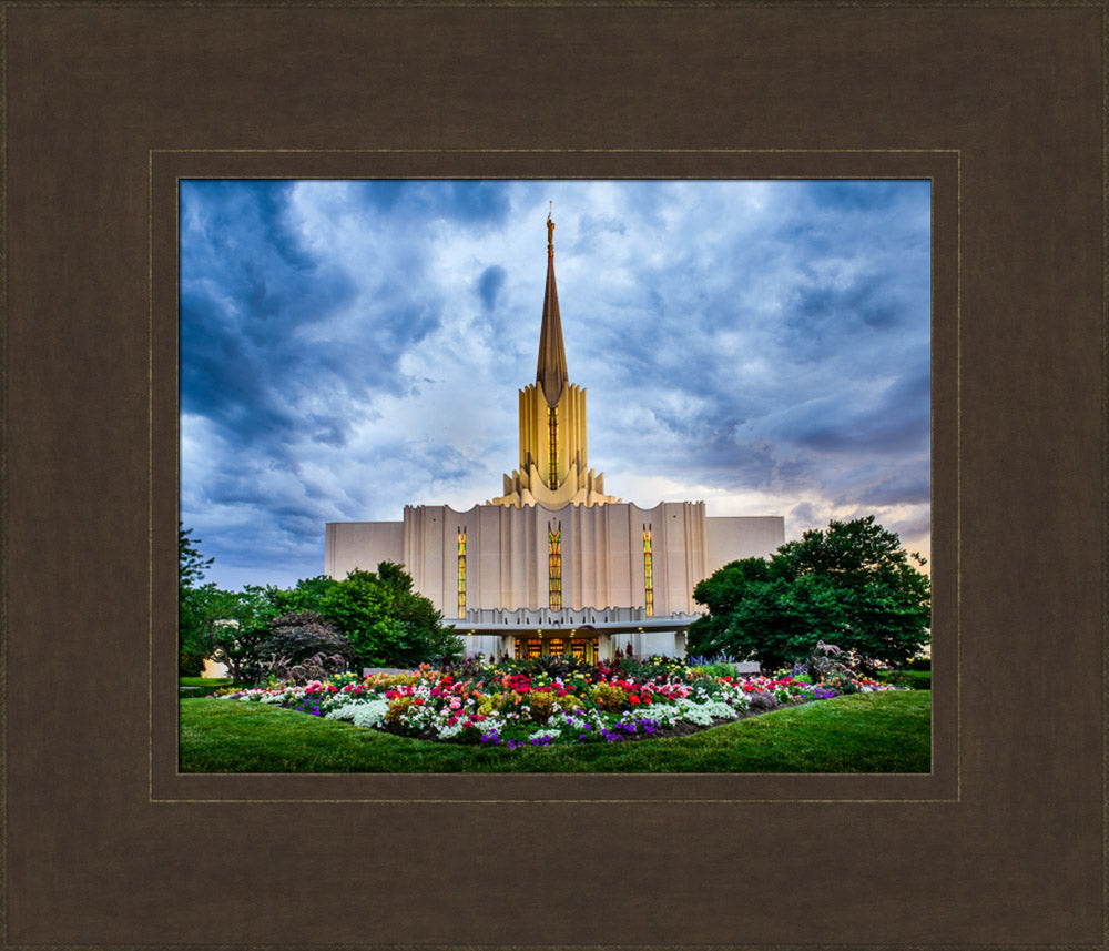 Jordan River Temple - Stormy Garden
