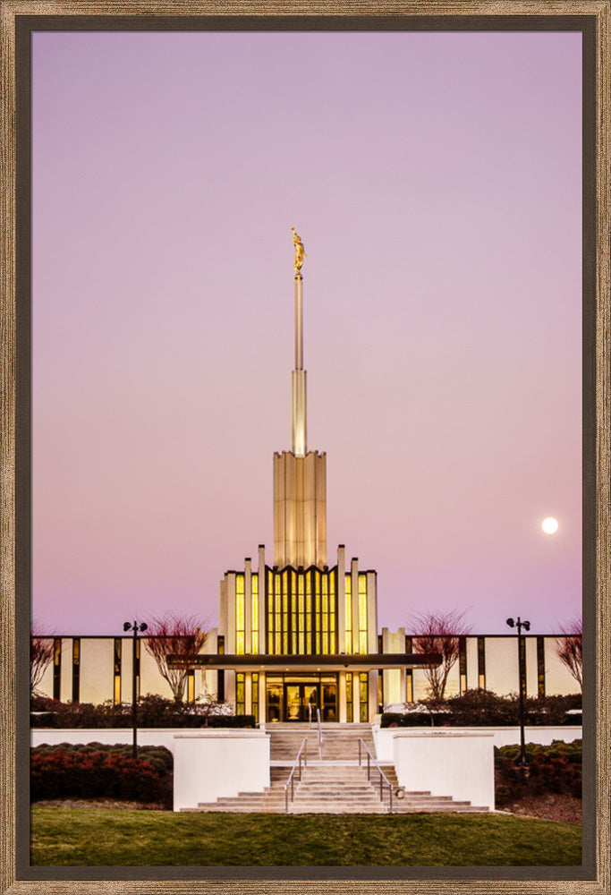 Atlanta Temple - Pink Morning
