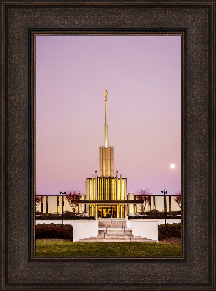 Atlanta Temple - Pink Morning