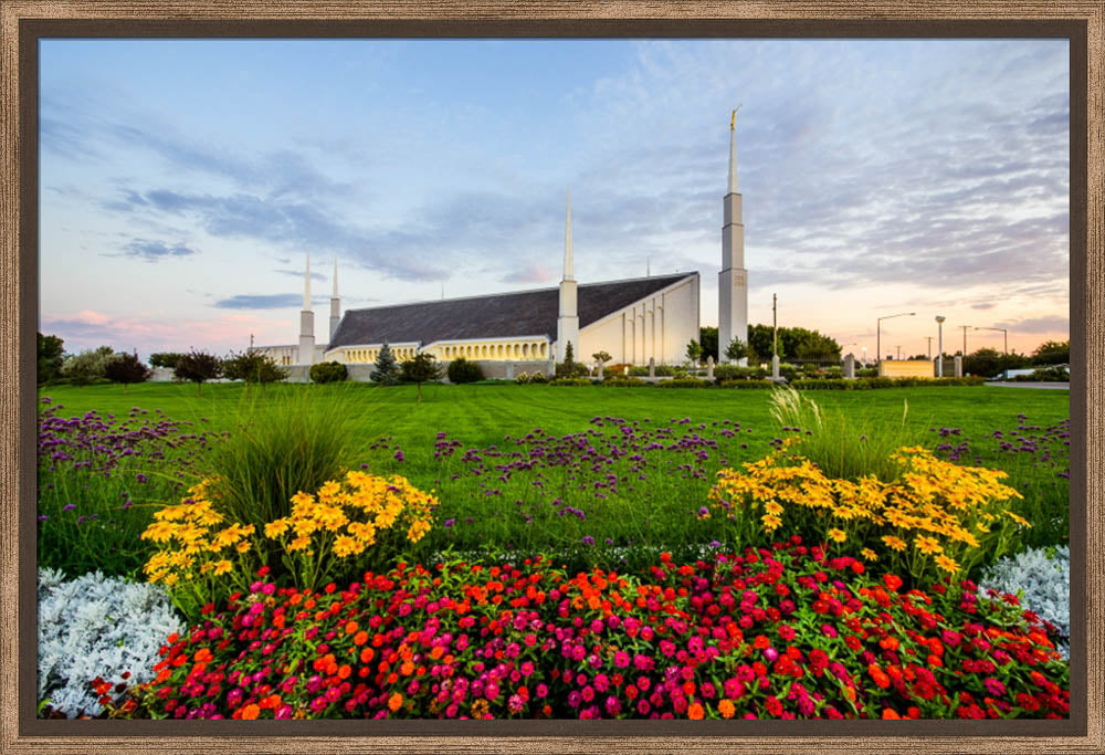 Boise Temple - Garden View
