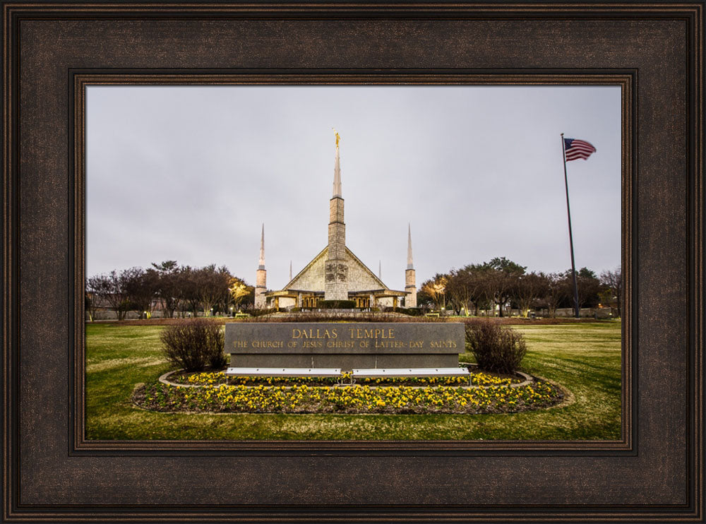 Dallas Temple - Sign
