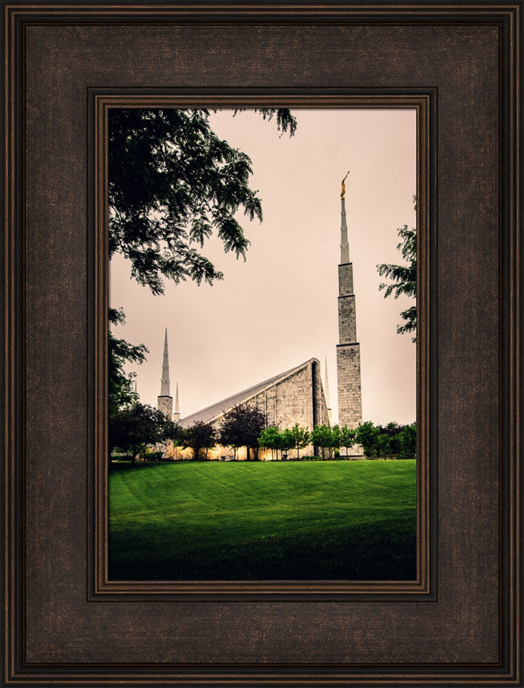 Chicago Temple - Cloudy Skies