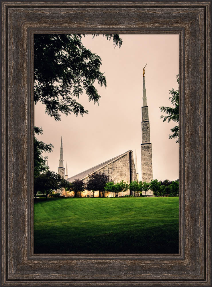 Chicago Temple - Cloudy Skies