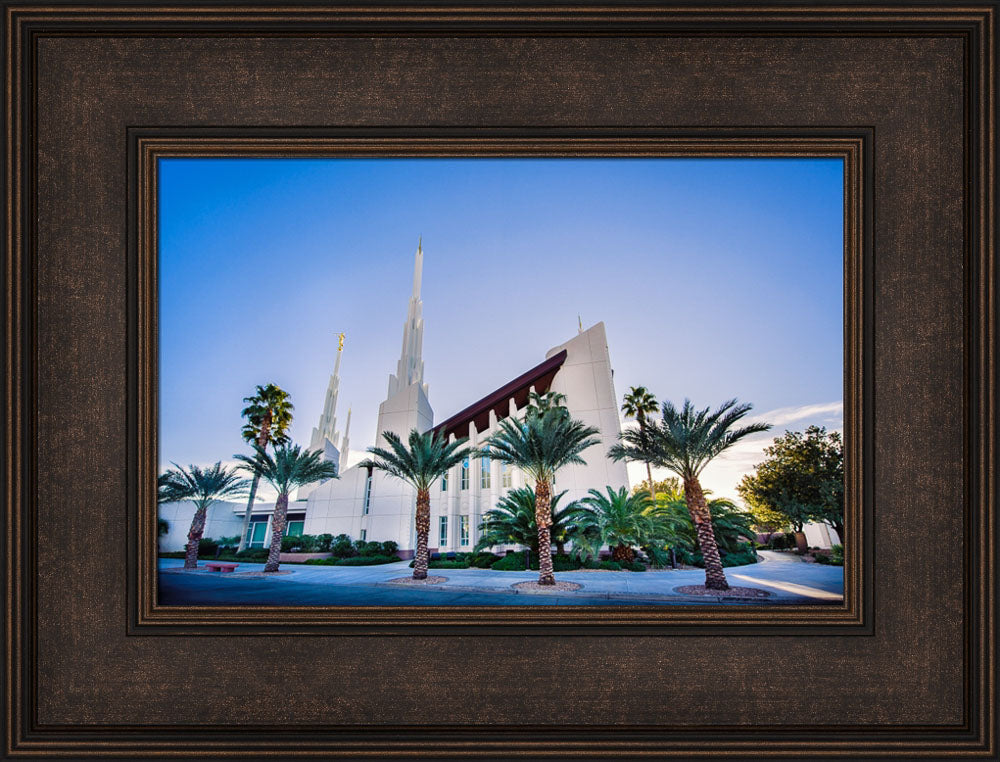 Las Vegas Temple - Blue Skies from the Front